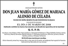 Juan María Gómez de Mariaca Alonso de Celada